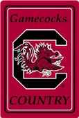 COLLEGIATE South Carolina 12"x18" Metal Sign COLLEGIATE South Carolina 12"x18" Metal Sign