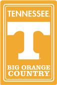 COLLEGIATE Tennessee 12"x18" Metal Sign COLLEGIATE Tennessee 12"x18" Metal Sign