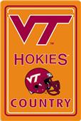 COLLEGIATE Virginia Tech 12"x18" Metal Sign COLLEGIATE Virginia Tech 12"x18" Metal Sign