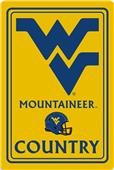 COLLEGIATE West Virginia 12"x18" Metal Sign COLLEGIATE West Virginia 12"x18" Metal Sign
