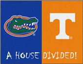 Fan Mats Florida/Tennessee House Divided Mat Fan Mats Florida/Tennessee House Divided Mat