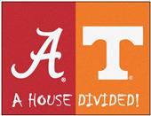 Fan Mats Alabama/Tennessee House Divided Mat Fan Mats Alabama/Tennessee House Divided Mat