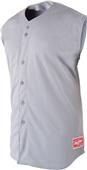 Rawlings Mens Youth Full-Button Sleeveless Jersey Rawlings Mens Youth Full-Button Sleeveless Jersey