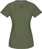 Dickies Women's Mock Wrap Scrub Tops Dickies Women's Mock Wrap Scrub Tops