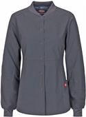 Dickies Women's Snap Front Warm-Up Scrub Jackets Dickies Women's Snap Front Warm-Up Scrub Jackets