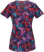 Dickies Women's Mock Wrap Scrub Top Dickies Women's Mock Wrap Scrub Top