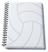 Tandem Sport Volleyball Spiral Notebook Tandem Sport Volleyball Spiral Notebook