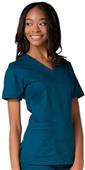 Maevn Blossom Women's Curved V-Neck Scrub Tops Maevn Blossom Women's Curved V-Neck Scrub Tops