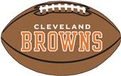 Fan Mats NFL - Cleveland Browns Football Mat Fan Mats NFL - Cleveland Browns Football Mat