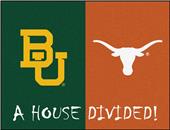 Fan Mats Baylor/Texas House Divided Mat Fan Mats Baylor/Texas House Divided Mat