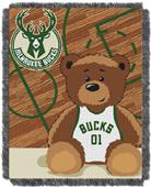 Northwest NBA Milwaukee Bucks Baby Jacquard Throw Northwest NBA Milwaukee Bucks Baby Jacquard Throw