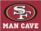 Fan Mats NFL San Francisco Man Cave All-Star Mat Fan Mats NFL San Francisco Man Cave All-Star Mat