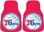 Fan Mats Philadelphia 76ers Carpet Car Mats (set) Fan Mats Philadelphia 76ers Carpet Car Mats (set)