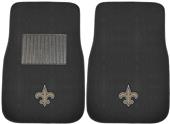 Fan Mats NFL Saints Embroidered Car Mats (set) Fan Mats NFL Saints Embroidered Car Mats (set)