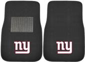 Fan Mats NFL Giants Embroidered Car Mats (set) Fan Mats NFL Giants Embroidered Car Mats (set)