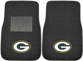 Fan Mats NFL Packers Embroidered Car Mats (set) Fan Mats NFL Packers Embroidered Car Mats (set)