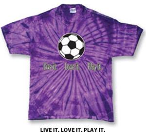 Tandem Sport Soccer Live It Tie Dye TShirts
