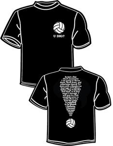 Tandem Sport Volleyball Exclamation T-Shirt