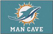 Fan Mats NFL Miami Dolphins Man Cave Starter Mat Fan Mats NFL Miami Dolphins Man Cave Starter Mat