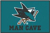 Fan Mats NHL San Jose Sharks Man Cave Starter Mat Fan Mats NHL San Jose Sharks Man Cave Starter Mat
