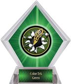 Hasty Awards Green Diamond Lacrosse Ice Trophy Hasty Awards Green Diamond Lacrosse Ice Trophy