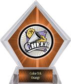 Hasty Award Xtreme Cheer Orange Diamond Ice Trophy Hasty Award Xtreme Cheer Orange Diamond Ice Trophy