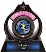 Eclipse 6" Gymnastics Blue Burst-Out Trophy Eclipse 6" Gymnastics Blue Burst-Out Trophy