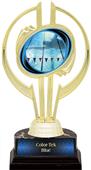 Gold Hurricane 7" Action Swimming Trophy Gold Hurricane 7" Action Swimming Trophy