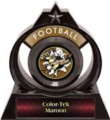 Hasty Awards Eclipse 6" Bust-Out Football Trophy Hasty Awards Eclipse 6" Bust-Out Football Trophy