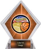 Americana Basketball Orange Diamond Ice Trophy Americana Basketball Orange Diamond Ice Trophy