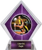 Awards PR1 Volleyball Purple Diamond Ice Trophy Awards PR1 Volleyball Purple Diamond Ice Trophy