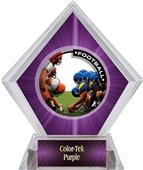 Awards PR1 Football Purple Diamond Ice Trophy Awards PR1 Football Purple Diamond Ice Trophy
