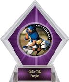 Awards PR2 Football Purple Diamond Ice Trophy Awards PR2 Football Purple Diamond Ice Trophy