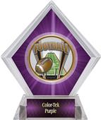 Awards ProSport Football Purple Diamond Ice Trophy Awards ProSport Football Purple Diamond Ice Trophy