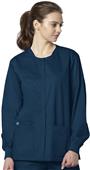 WonderWink Long Sleeve Snap Front Jacket Scrub WonderWink Long Sleeve Snap Front Jacket Scrub