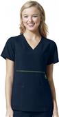 Carhartt Cross Flex Knit Mix Wrap Scrub Top Carhartt Cross Flex Knit Mix Wrap Scrub Top