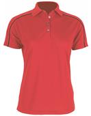 Century Place Lady Sierra Mesh Shoulder Trim Polo Century Place Lady Sierra Mesh Shoulder Trim Polo