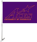 Collegiate Evansville 2-Sided 11"x18" Car Flag Collegiate Evansville 2-Sided 11"x18" Car Flag