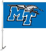 Collegiate Middle Tennessee 2-Sided 11x18 Car Flag Collegiate Middle Tennessee 2-Sided 11x18 Car Flag