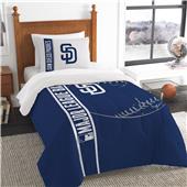 MLB Padres Printed Twin Comforter & Sham Set MLB Padres Printed Twin Comforter & Sham Set