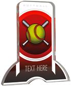 6" Legacy TRUacrylic Softball 3/4" Thick Trophy 6" Legacy TRUacrylic Softball 3/4" Thick Trophy