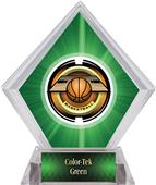 2" Saturn Basketball Green Diamond Ice Trophy 2" Saturn Basketball Green Diamond Ice Trophy