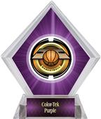 Awards Saturn Basketball Purple Diamond Ice Trophy Awards Saturn Basketball Purple Diamond Ice Trophy
