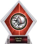 Bust-Out Baseball Red Diamond Ice Trophy Label Bust-Out Baseball Red Diamond Ice Trophy Label
