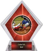 P.R.2 Baseball Red Diamond Ice Trophy Label P.R.2 Baseball Red Diamond Ice Trophy Label