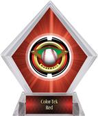 2" Saturn Baseball Red Diamond Ice Trophy 2" Saturn Baseball Red Diamond Ice Trophy