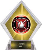 2" Legacy Baseball Yellow Diamond Ice Trophy 2" Legacy Baseball Yellow Diamond Ice Trophy