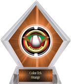 Awards Saturn Baseball Orange Diamond Ice Trophy Awards Saturn Baseball Orange Diamond Ice Trophy