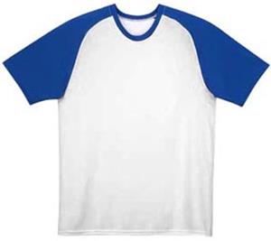 Badger Performance Colorblock Saddle Tees