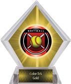2" Legacy Softball Yellow Diamond Ice Trophy 2" Legacy Softball Yellow Diamond Ice Trophy